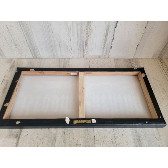 Broom parking canvas black hanging Halloween spider web home decor - Picture 6 of 7